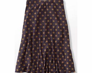 Boden Swishy Jersey Skirt, Raven Spot,Black 33627621