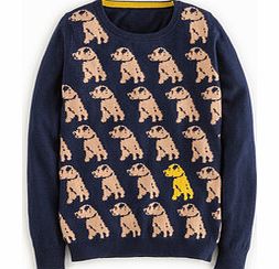 Boden Terrier Jumper, Blue,Cream 34265637