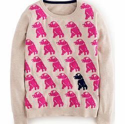 Boden Terrier Jumper, Cream,Blue 34265470