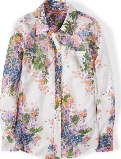 Boden, 1669[^]34837559 The Casual Shirt Ivory Boden, Ivory 34837559