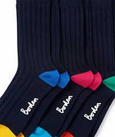 Boden The Chunky Socks, Navy Plain 34488627