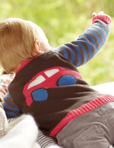 Boden Tipped Cotton Cardigan