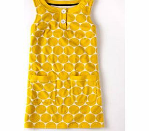 Boden Towelling Scoop Neck, Daffodil Spot,Pink Lady
