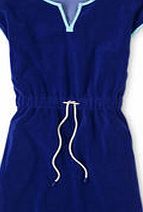 Towelling Tunic Dress, Lapis 34877035