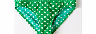 Boden Twist Front Bikini Bottom, Peacock Green