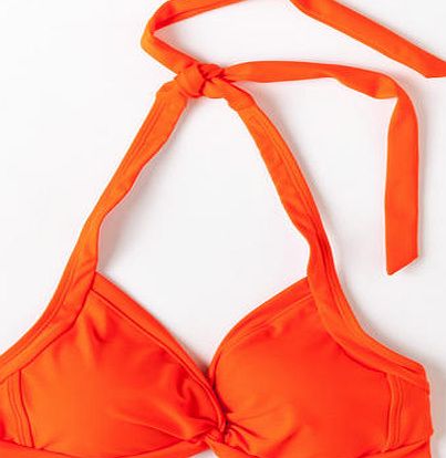 Boden Twist Front Bikini Top, Tropical Orange 33930041