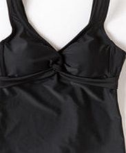 Boden Twist Front Tankini, Black 33930447