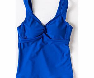 Boden Twist Front Tankini, Star Blue,Mocha,Tulip