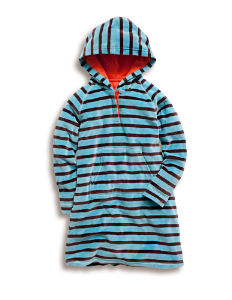 Boden Velour Hooded Dress