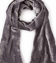 Boden Velvet Scarf, Grey 34232009