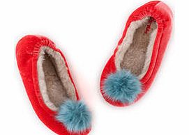 Boden Velvet Slippers, Coral Pink,Blue 34205468