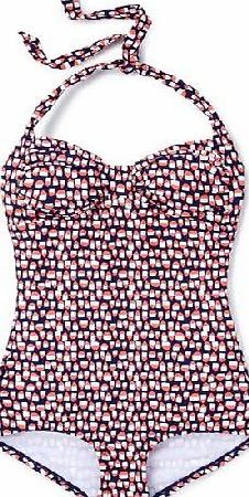 Boden Vintage Boyleg Swimsuit, Sailor Blue Geo 34669002