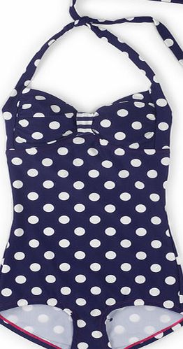 Boden Vintage Boyleg Swimsuit, Sailor Blue Spot 34564989