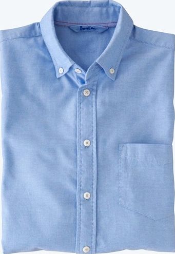 Boden Washed Oxford Shirt Blue Boden, Blue 33171588