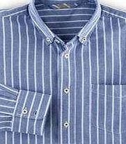 Boden Washed Oxford Shirt, Blue Stripe 33171463