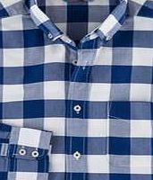 Boden Washed Oxford Shirt, Large Blue Gingham 34239624