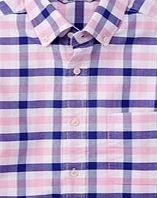 Boden Washed Oxford Shirt, Pink/Navy Check 34544395