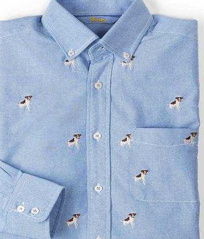 Boden Washed Oxford Shirt Sprout Embroidery Boden,