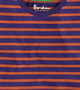 Boden Washed T-shirt, Midnight/Toffee Breton 34425694
