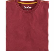 Boden Washed T-shirt, Wine 34425546