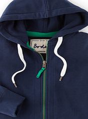 Boden Washed Zip Through Hoody, Blue 34272013