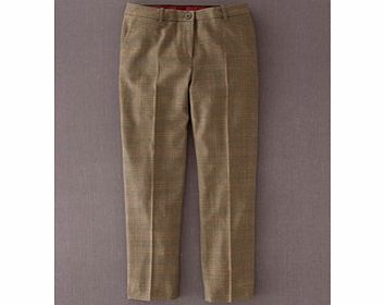Boden Wool Bistro Crop, Brown Check,Blues Check,Green