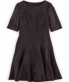 Boden Wool Skater Dress, Grey,Bright Blue 34437640