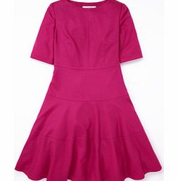 Wool Skater Dress, Pink,Black 34445452