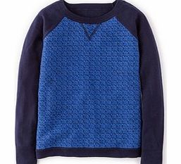 Boden Woven Front Jumper, Blue 34462226