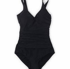 Boden Wrap Front Swimsuit, Black,Sailor Blue,Sailor