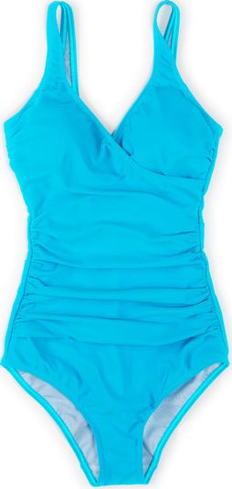 Boden, 1669[^]34564567 Wrap Front Swimsuit Blue Boden, Blue 34564567