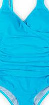 Boden Wrap Front Swimsuit, Dark Turquoise 34564591