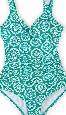 Boden Wrap Front Swimsuit Green Boden, Green 34564294