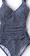 Boden Wrap Front Swimsuit, Mariner Blue Pretty Spot