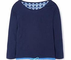 Boden Yoga Drawcord Top, Blue,Maroon 34595058