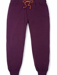 Boden Yoga Loose Trousers, Maroon 34594556