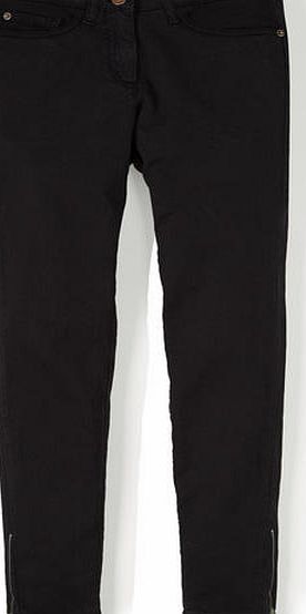 Boden Zip Ankle Skimmer Jeans, Black 34629626