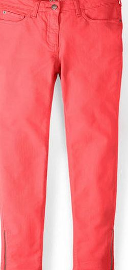 Boden Zip Ankle Skimmer Jeans, Soft Red 34631168