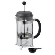 French Press coffee maker 8 Cup Silver