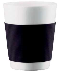 Bodum Set of 2 Small Canteen Mugs - Black