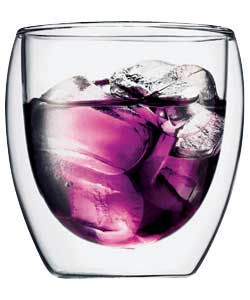 Bodum Set of 2 Small Pavina Glasses