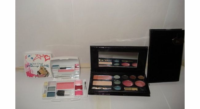 Body Collection 2 X MAKE UP KITS BUY ONE GET ONE FREE SETS ~ 1 X Body Collection make up set- Mirage Black Mini Make Up Palette   CHIT CHAT MINI MAKE UP PALETTE - MAKE UP SET