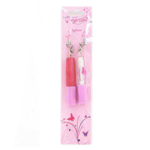 Body Collection Mobile Phone Charm Lip Gloss - Lip Gloss Pink Pearl and Clear Gloss