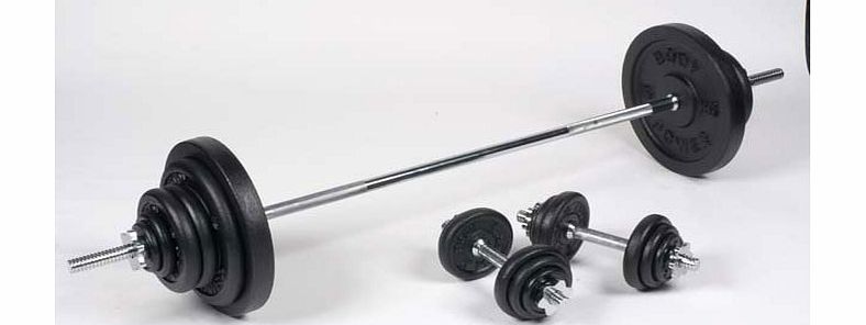 Body Power 100Kg 5FT SPINLOCK Set