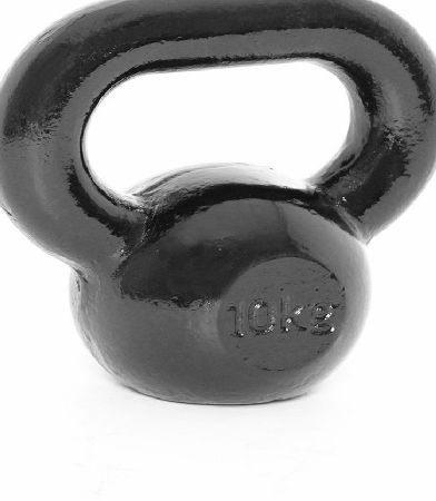 Body Power 10kg Cast Iron Kettle Bell (x1)
