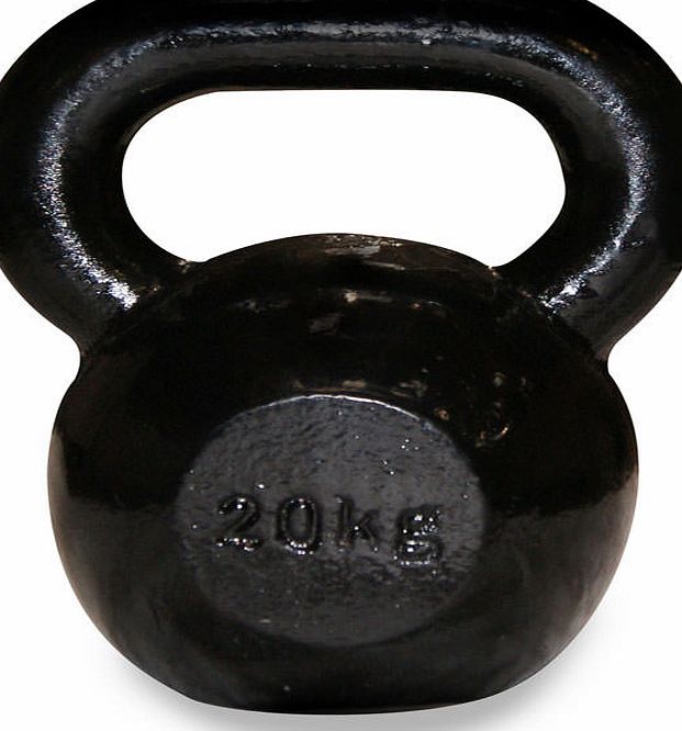 Body Power 20Kg Cast Iron Kettle Bell (x1)