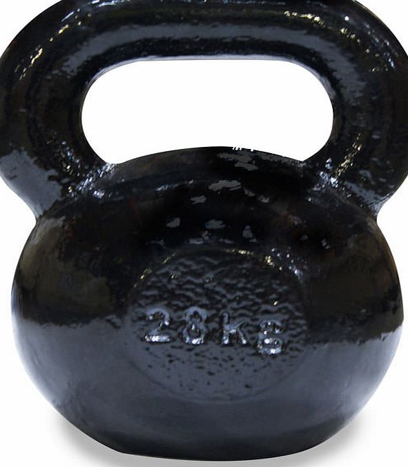 Body Power 28Kg Cast Iron Kettle Bell (x1)