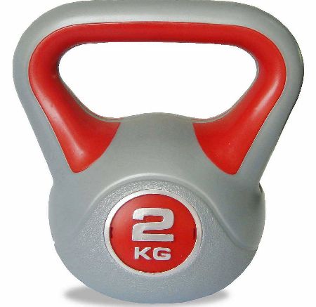 Body Power 2kg Vinyl Kettlebell