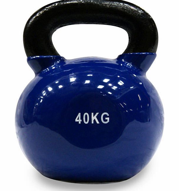 Body Power 40kg Vinyl Coated Kettle Bell (x1)