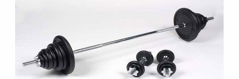 Body Power 70Kg 5FT SPINLOCK Set